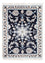 Tapis persan - Nain - Royal - 90 x 60 cm - bleu foncé