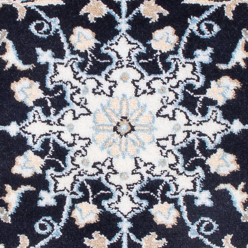 Tapis persan - Nain - Royal - 90 x 60 cm - bleu foncé