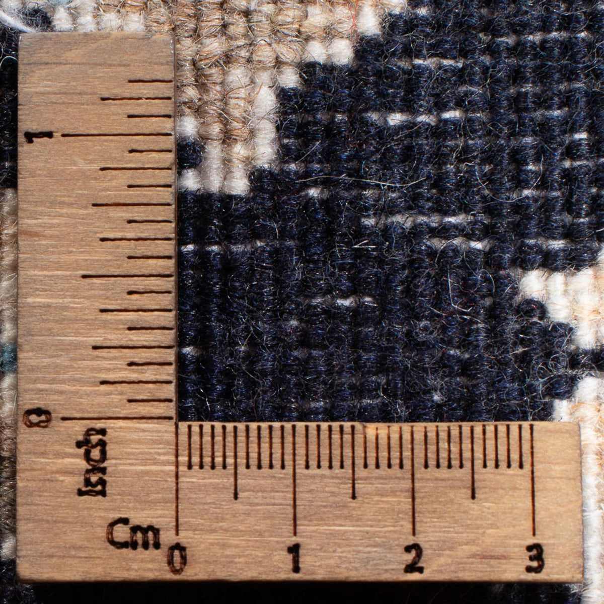 Tapis persan - Nain - Royal - 90 x 60 cm - bleu foncé