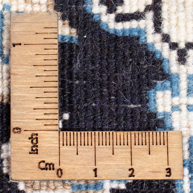 Tapis persan - Nain - Royal - 90 x 60 cm - bleu foncé
