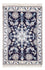 Tapis persan - Nain - Royal - 90 x 60 cm - bleu foncé