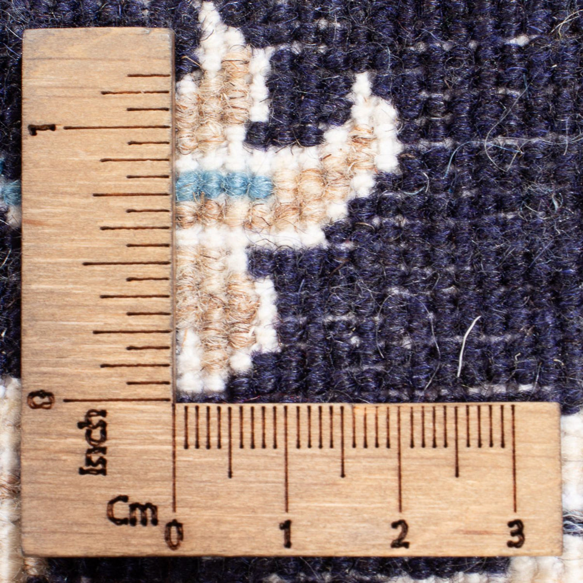 Tapis persan - Nain - Royal - 90 x 60 cm - bleu foncé