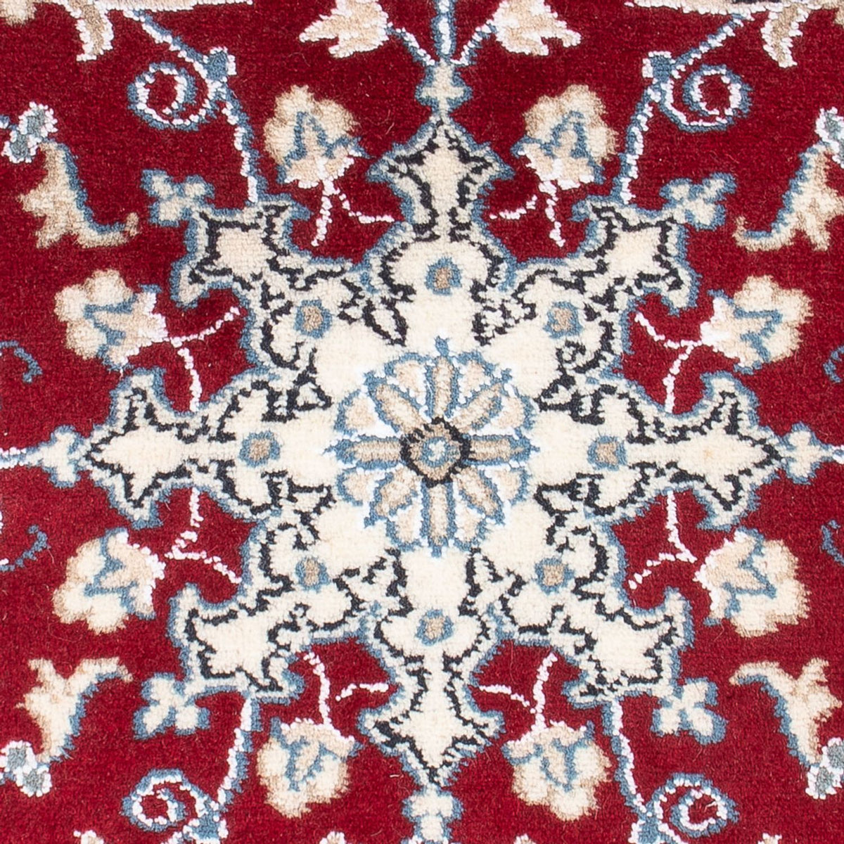 Tapis persan - Nain - Royal - 90 x 60 cm - rouge