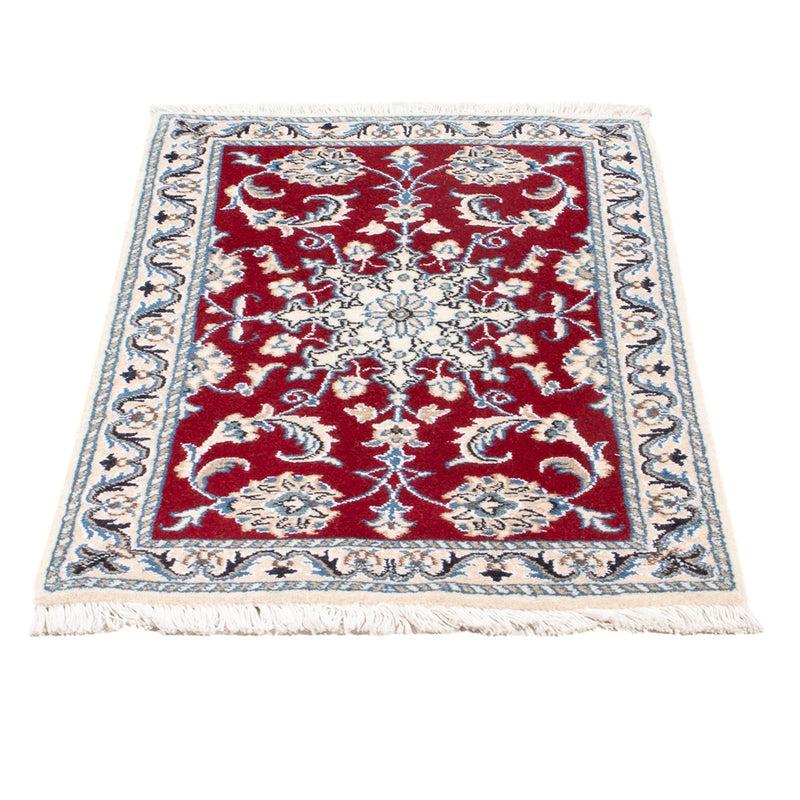 Tapis persan - Nain - Royal - 90 x 60 cm - rouge