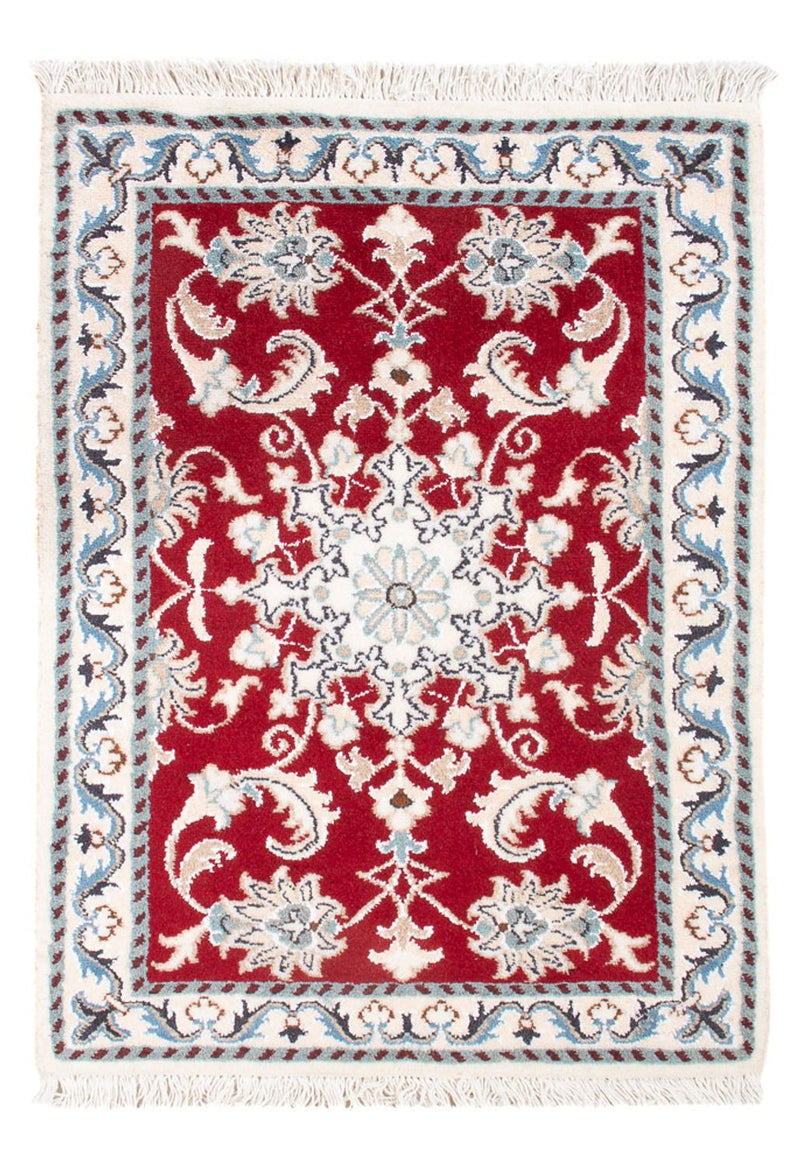 Tapis persan - Nain - Royal - 90 x 60 cm - rouge