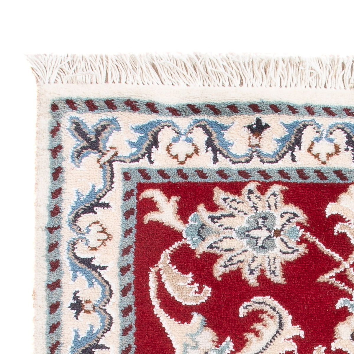 Tapis persan - Nain - Royal - 90 x 60 cm - rouge