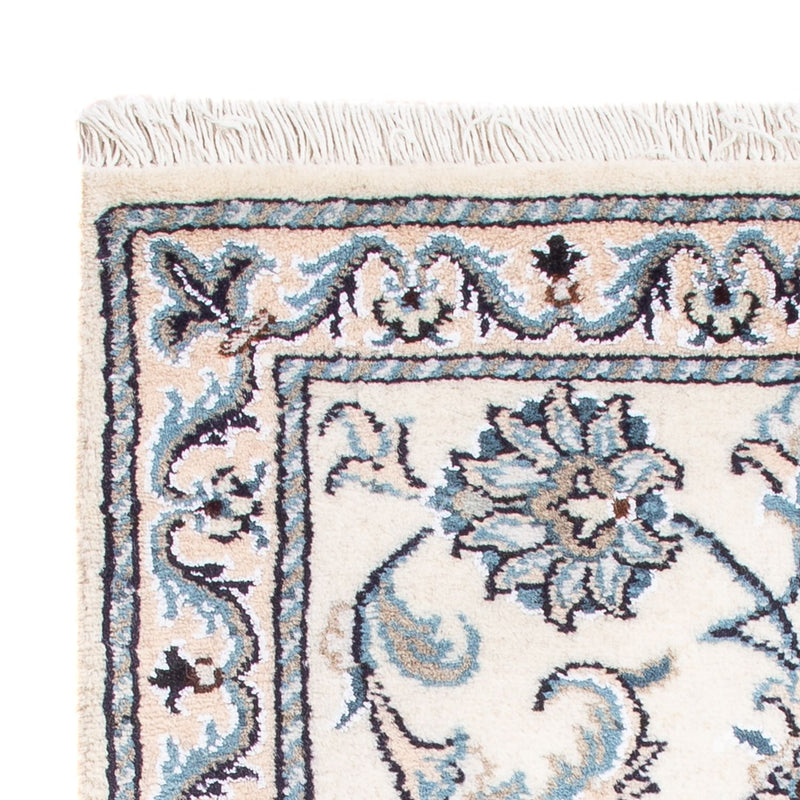 Tapis persan - Nain - Royal - 90 x 60 cm - crème