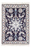 Tapis persan - Nain - Royal - 90 x 60 cm - bleu foncé