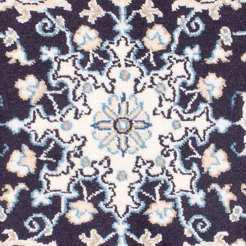 Tapis persan - Nain - Royal - 90 x 60 cm - bleu foncé