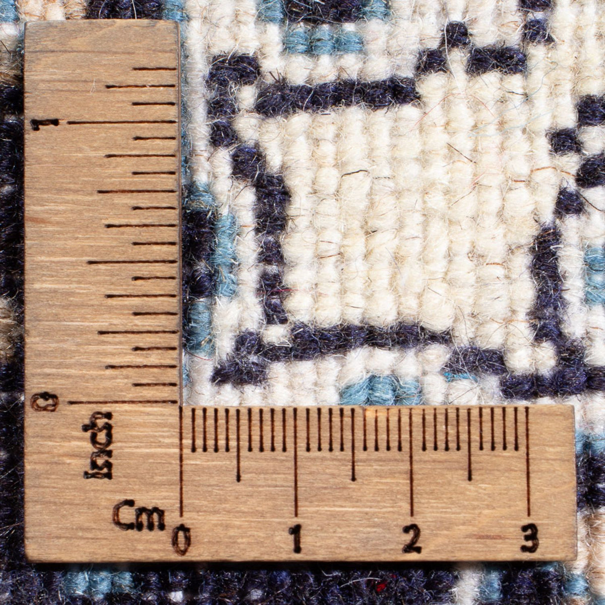 Tapis persan - Nain - Royal - 90 x 60 cm - bleu foncé