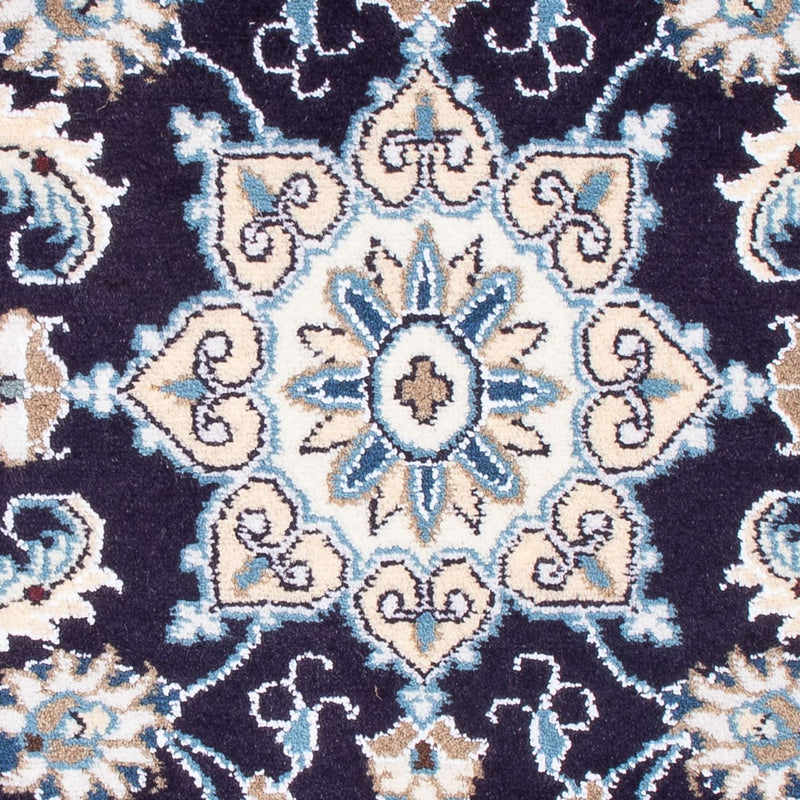 Tapis persan - Nain - Royal - 90 x 60 cm - bleu foncé