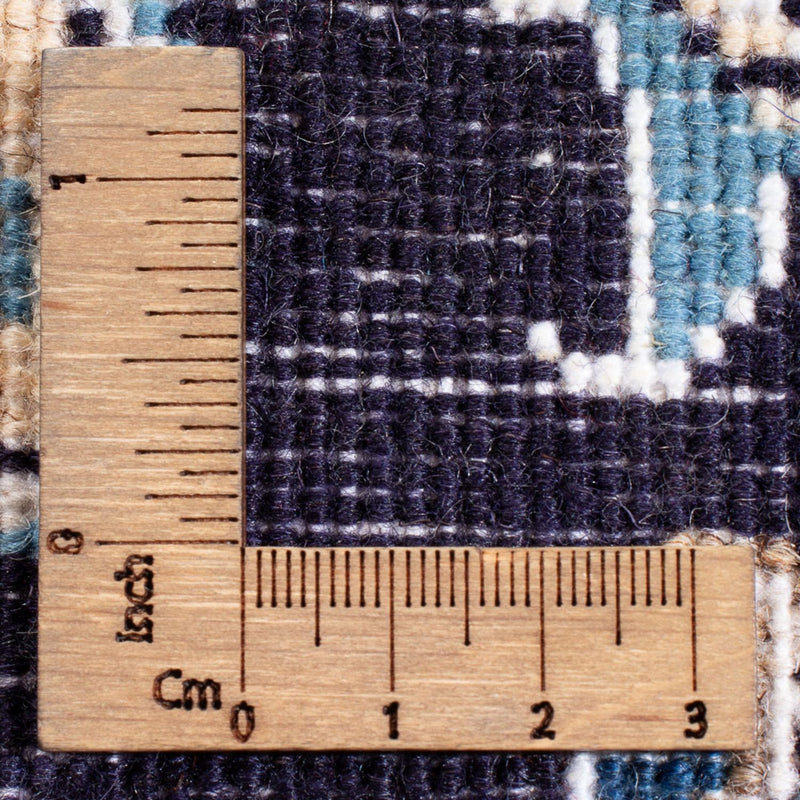 Tapis persan - Nain - Royal - 90 x 60 cm - bleu foncé