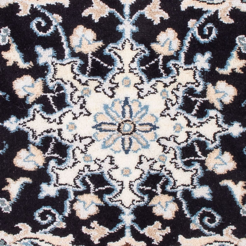 Tapis persan - Nain - Royal - 90 x 60 cm - bleu foncé