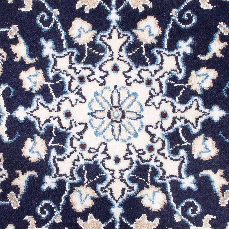 Tapis persan - Nain - Royal - 90 x 60 cm - bleu foncé