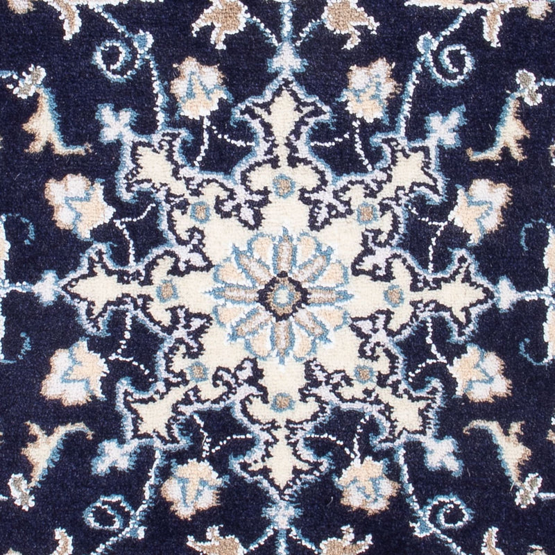 Tapis persan - Nain - Royal - 90 x 60 cm - bleu foncé