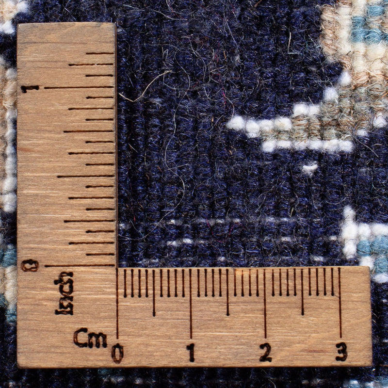 Tapis persan - Nain - Royal - 90 x 60 cm - bleu foncé