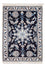 Tapis persan - Nain - Royal - 90 x 60 cm - bleu foncé