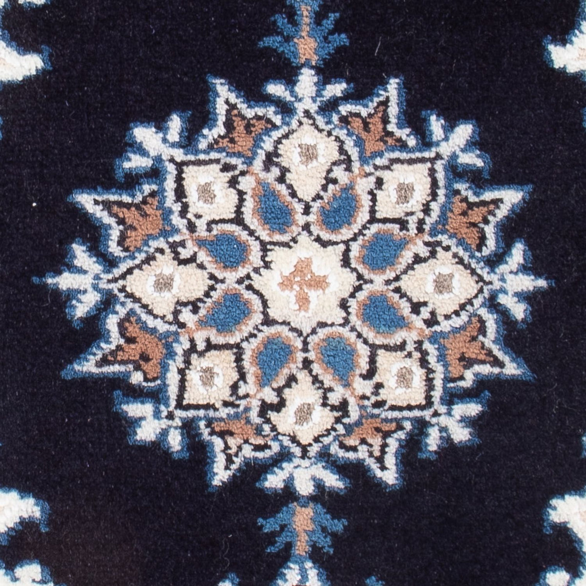Tapis persan - Nain - Royal - 60 x 40 cm - bleu foncé