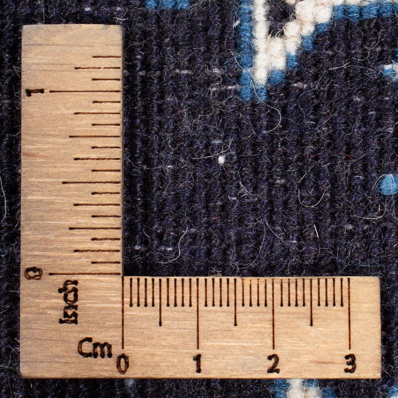 Tapis persan - Nain - Royal - 60 x 40 cm - bleu foncé