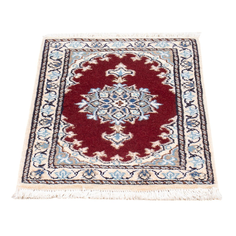 Tapis persan - Nain - Royal - 60 x 40 cm - rouge