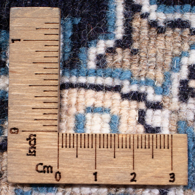 Tapis persan - Nain - Royal - 60 x 40 cm - bleu foncé