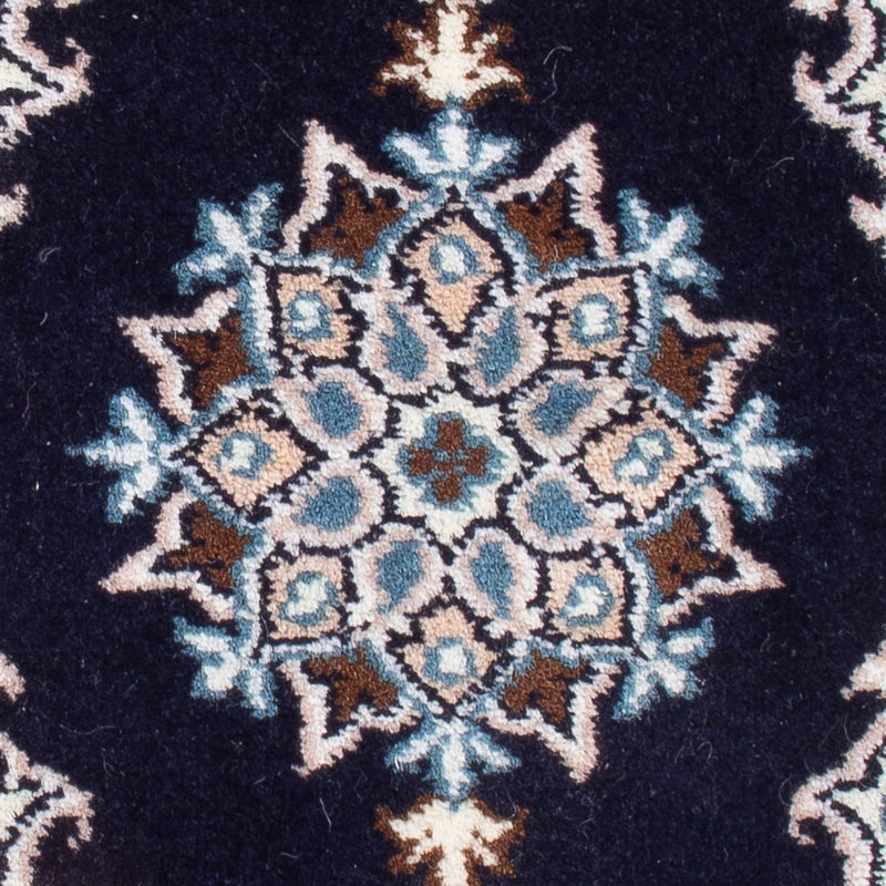 Tapis persan - Nain - Royal - 60 x 40 cm - bleu foncé