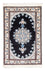Tapis persan - Nain - Royal - 60 x 40 cm - bleu foncé