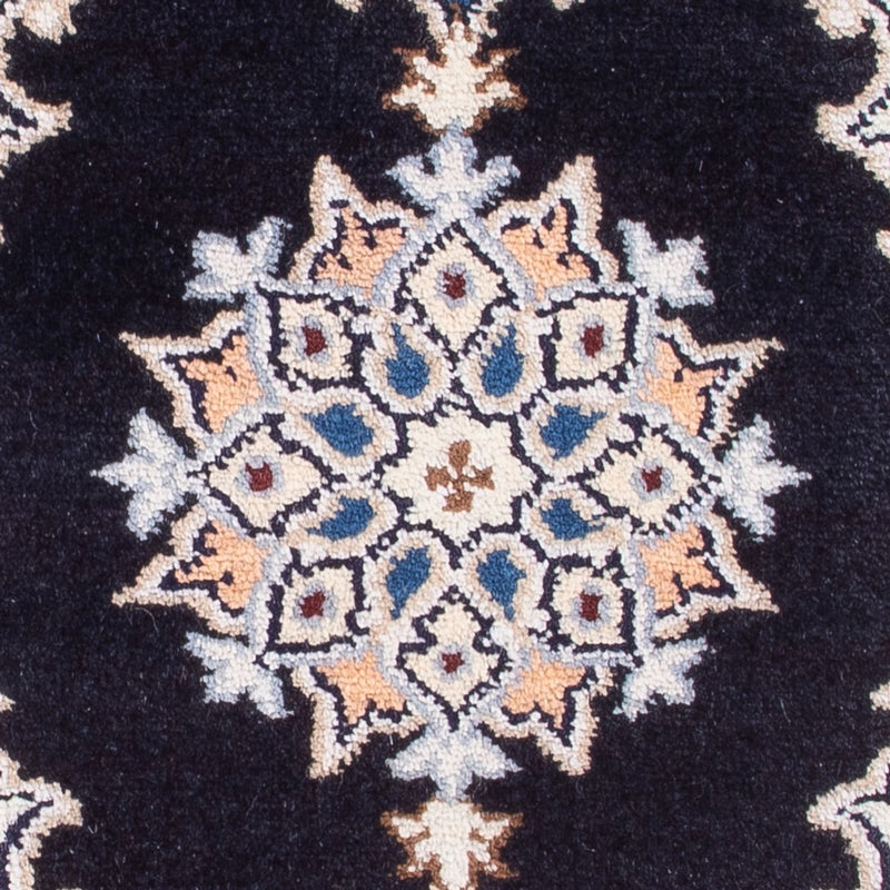 Tapis persan - Nain - Royal - 60 x 40 cm - bleu foncé