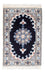 Tapis persan - Nain - Royal - 60 x 40 cm - bleu foncé