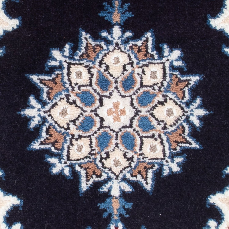 Tapis persan - Nain - Royal - 60 x 40 cm - bleu foncé