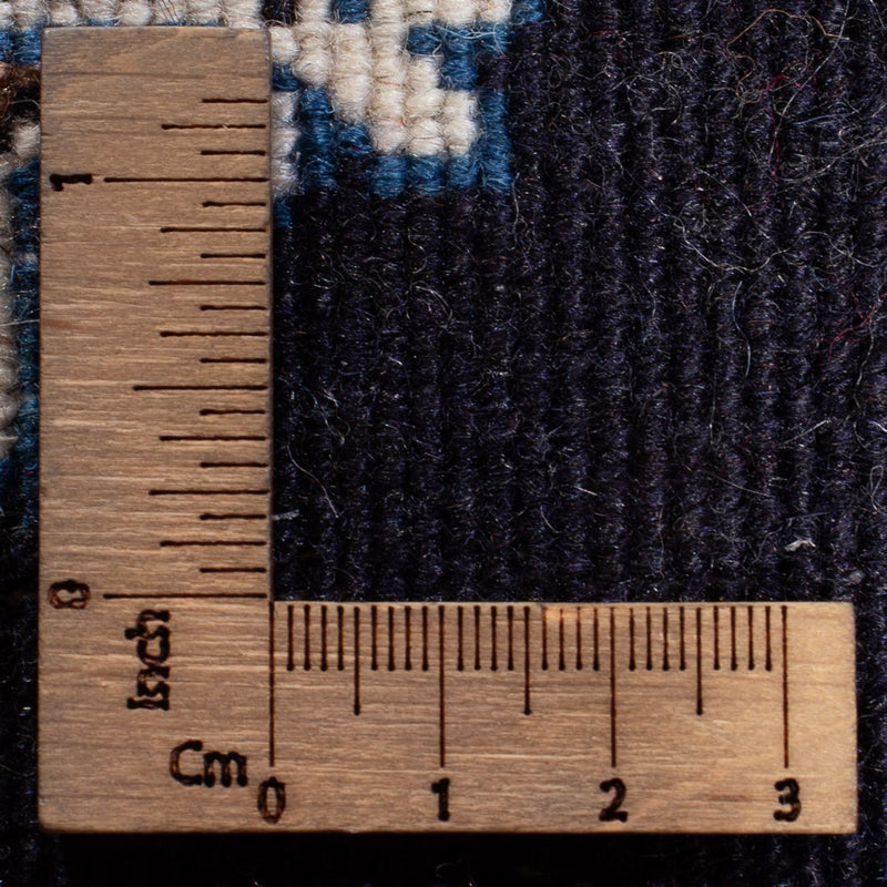Tapis persan - Nain - Royal - 60 x 40 cm - bleu foncé