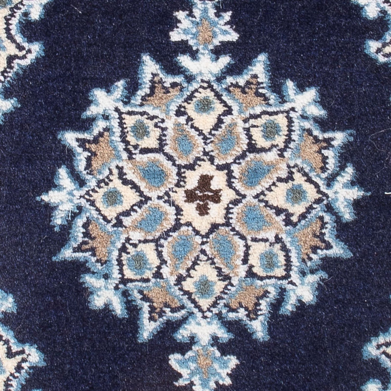 Tapis persan - Nain - Royal - 60 x 40 cm - bleu foncé