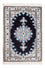 Tapis persan - Nain - Royal - 60 x 40 cm - bleu foncé