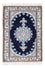 Tapis persan - Nain - Royal - 60 x 40 cm - bleu foncé