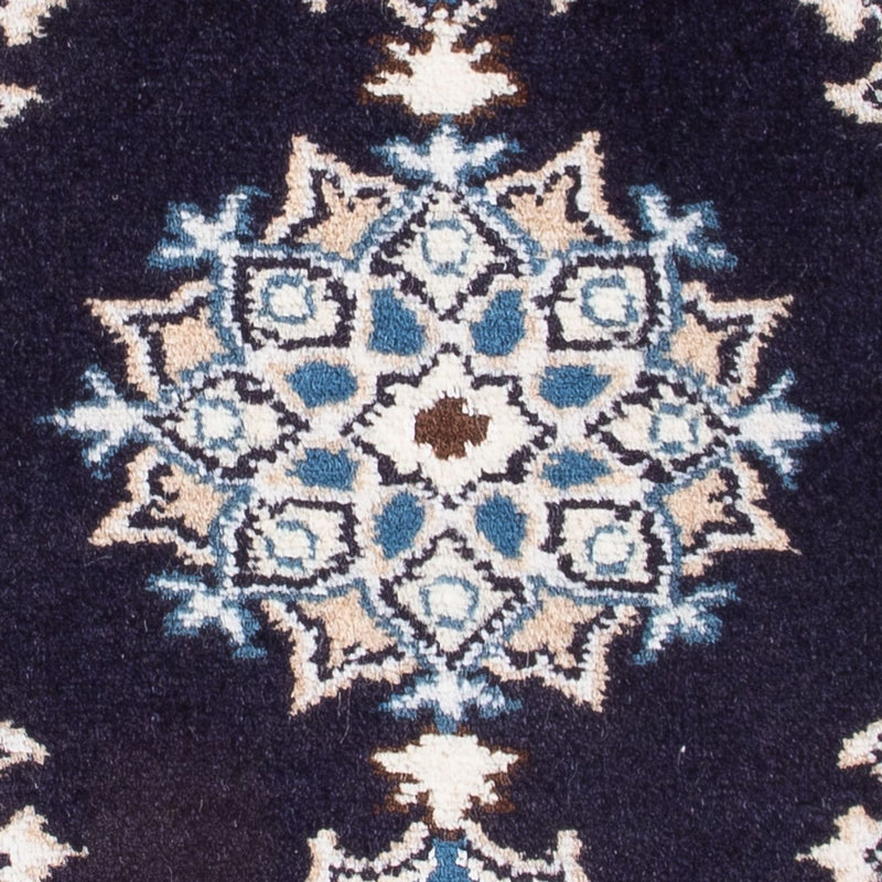 Tapis persan - Nain - Royal - 60 x 40 cm - bleu foncé