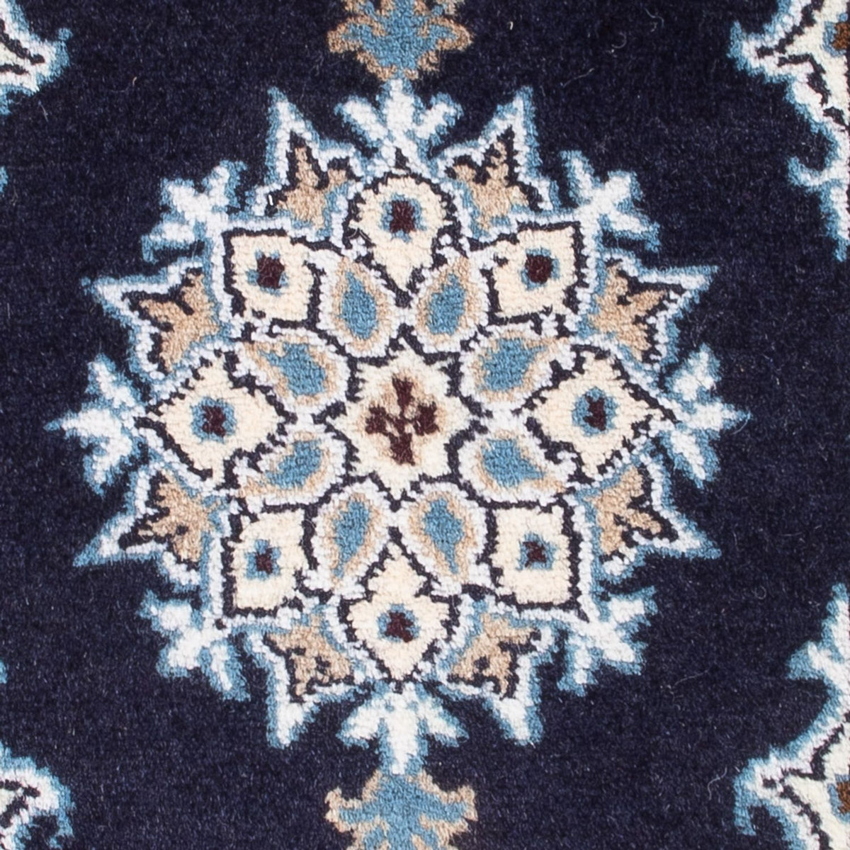 Tapis persan - Nain - Royal - 60 x 40 cm - bleu foncé