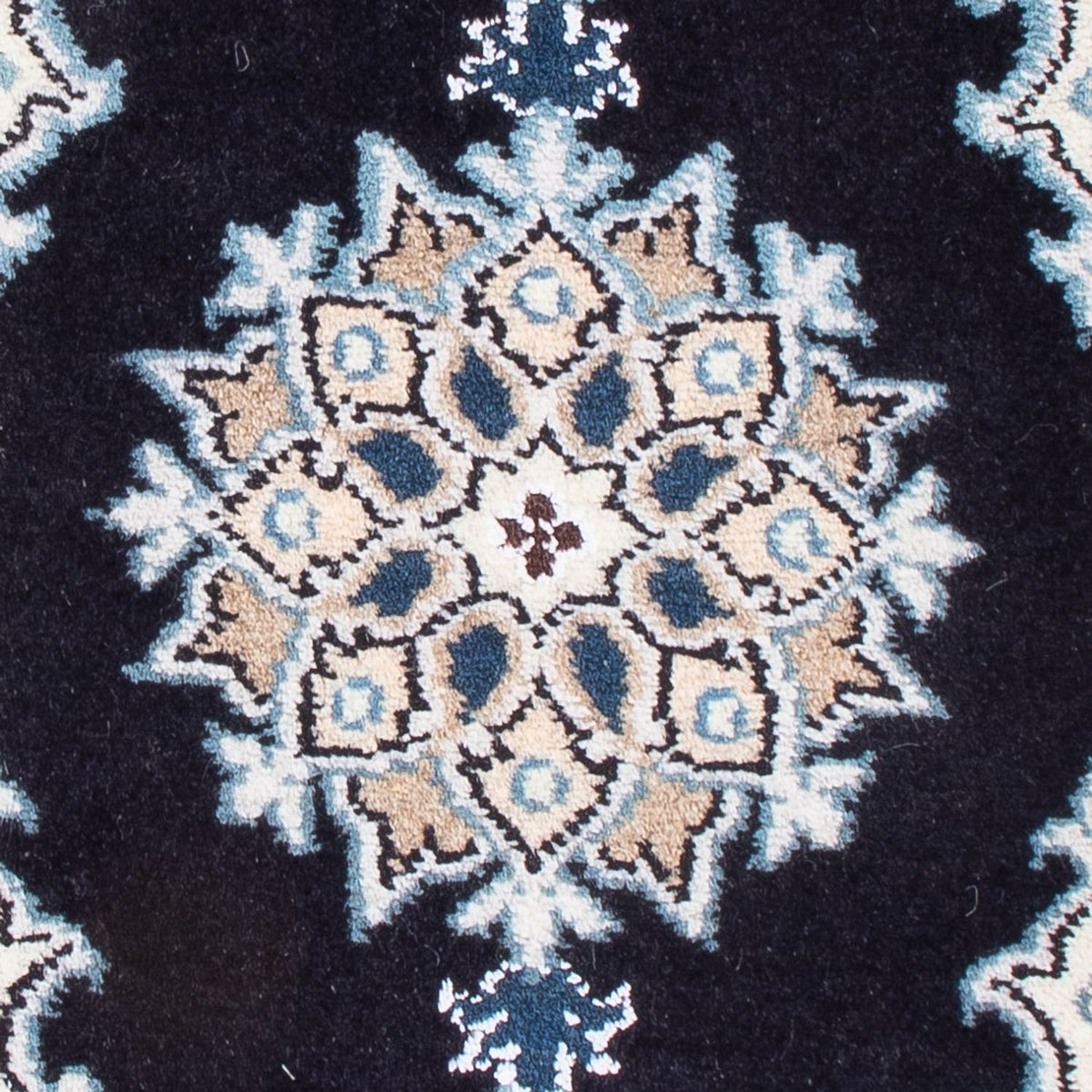 Tapis persan - Nain - Royal - 60 x 40 cm - bleu foncé