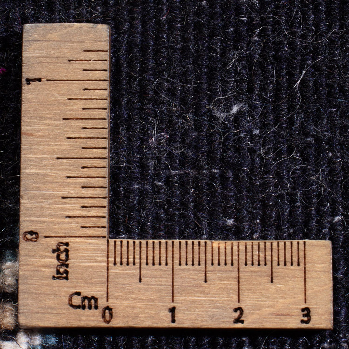 Tapis persan - Nain - Royal - 60 x 40 cm - bleu foncé