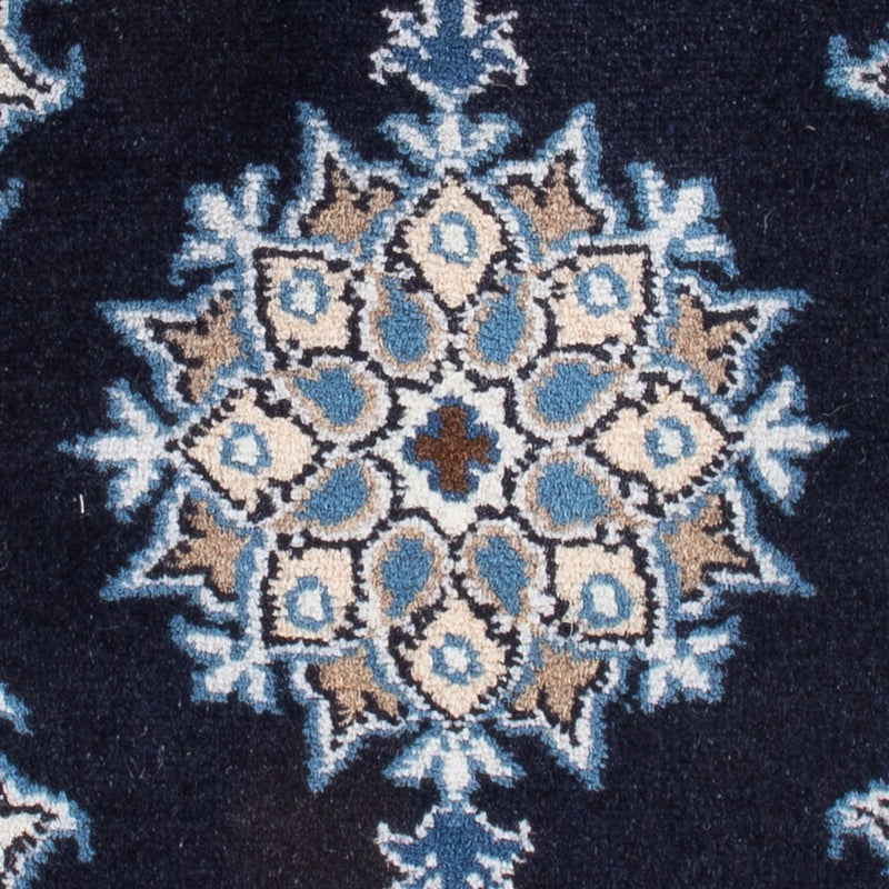 Tapis persan - Nain - Royal - 60 x 40 cm - bleu foncé