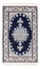 Tapis persan - Nain - Royal - 60 x 40 cm - bleu foncé