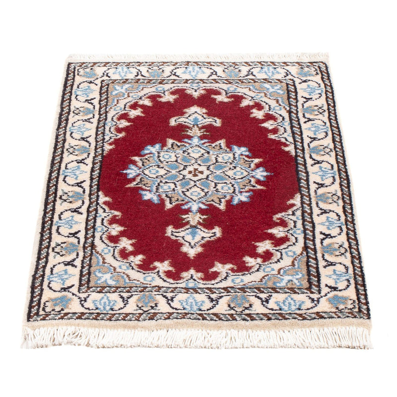 Tapis persan - Nain - Royal - 60 x 40 cm - rouge