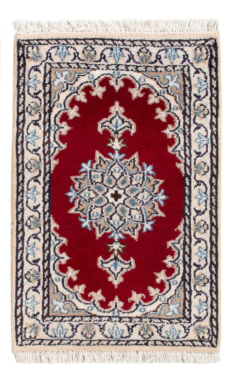 Tapis persan - Nain - Royal - 60 x 40 cm - rouge