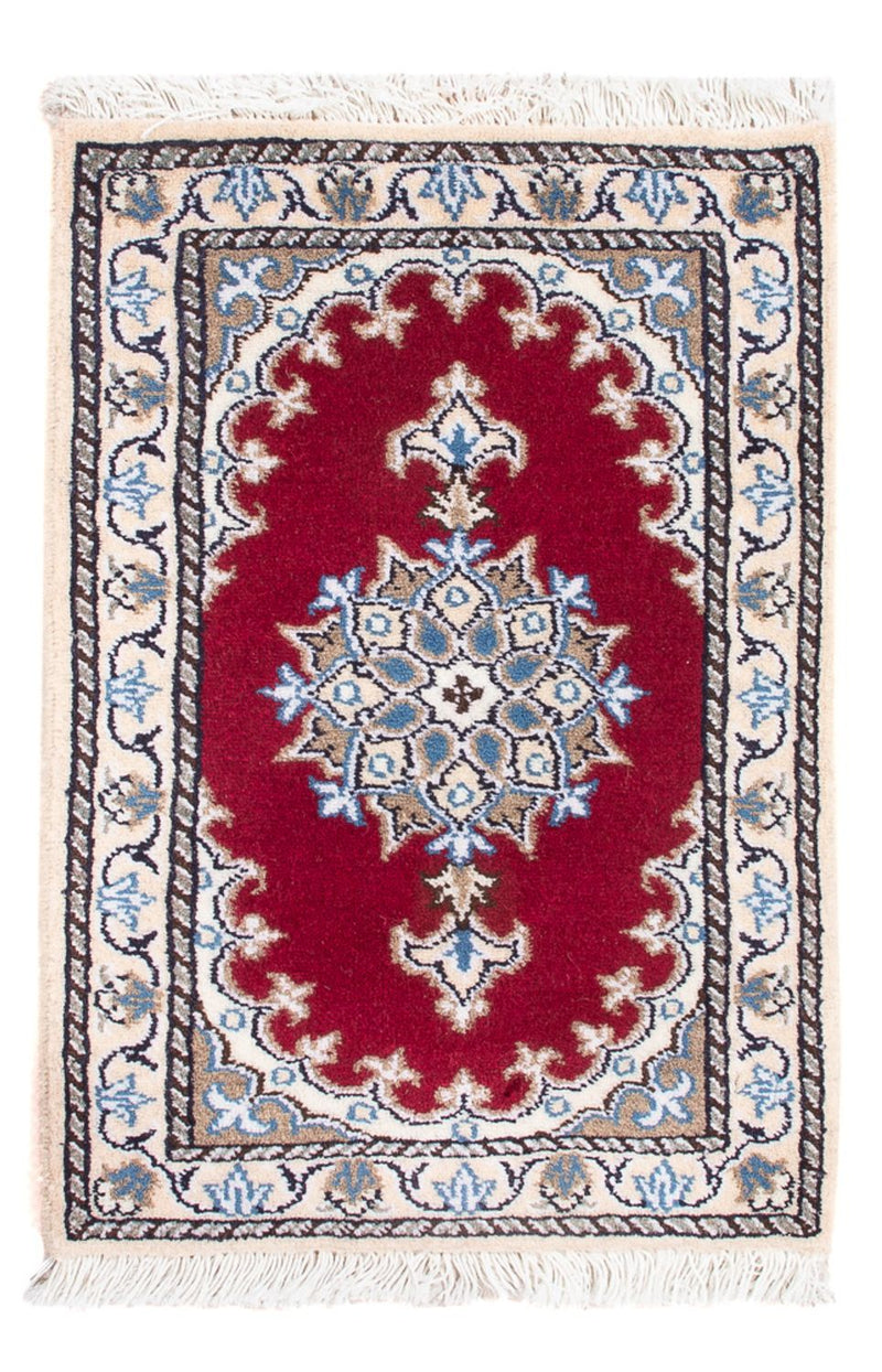 Tapis persan - Nain - Royal - 60 x 40 cm - rouge