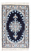 Tapis persan - Nain - Royal - 60 x 40 cm - bleu foncé