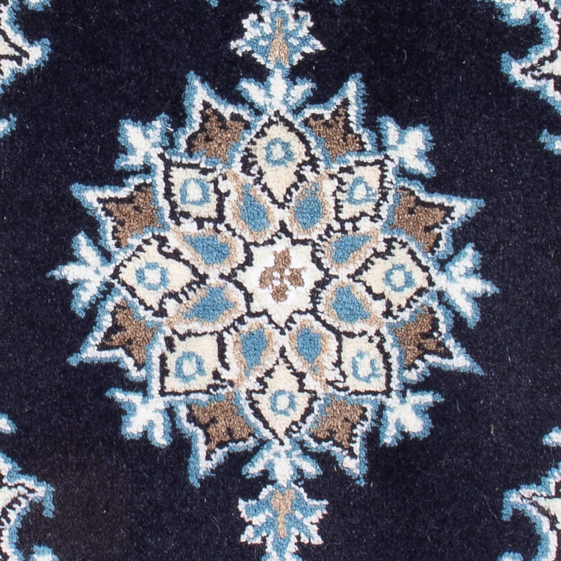 Tapis persan - Nain - Royal - 60 x 40 cm - bleu foncé