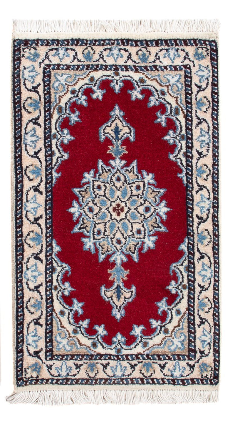 Tapis persan - Nain - Royal - 60 x 40 cm - rouge