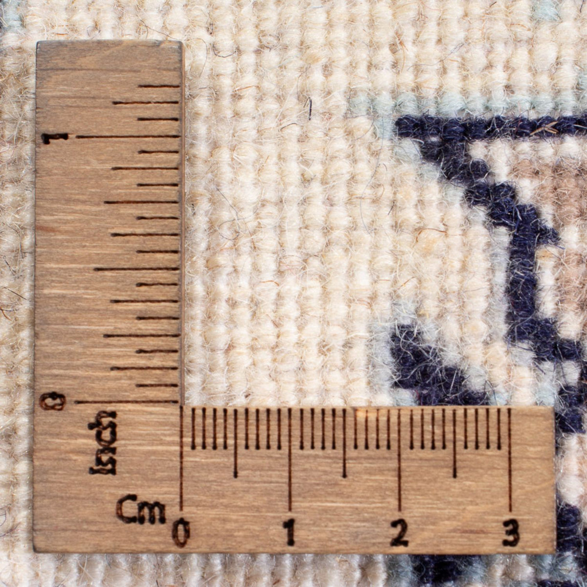 Tapis persan - Nain - Royal - 60 x 40 cm - crème