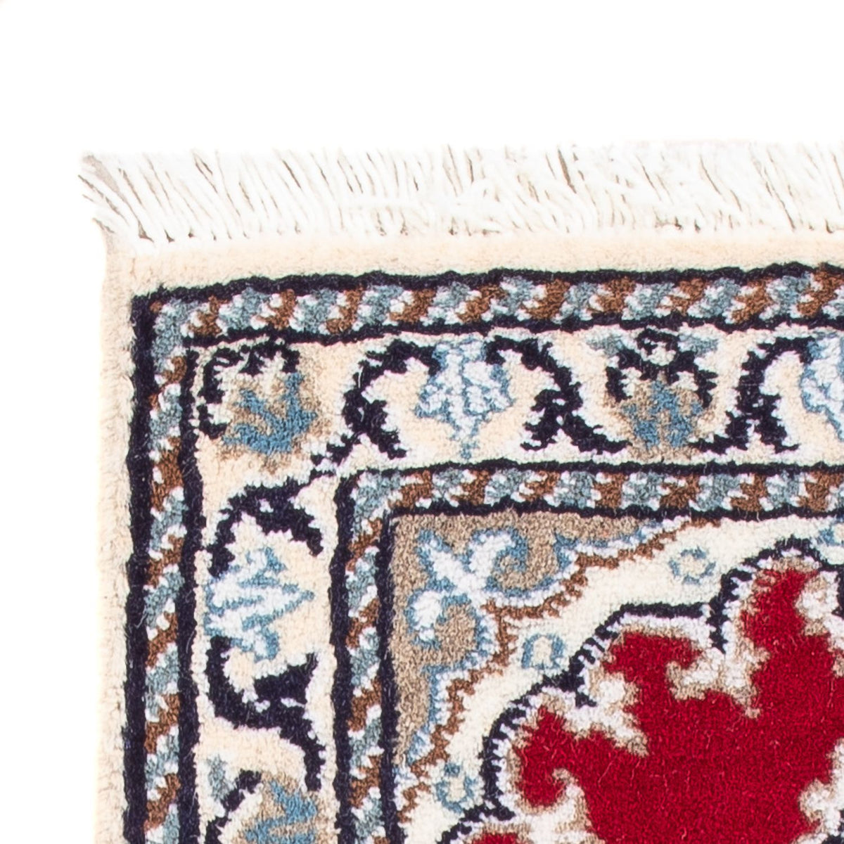 Tapis persan - Nain - Royal - 60 x 40 cm - rouge