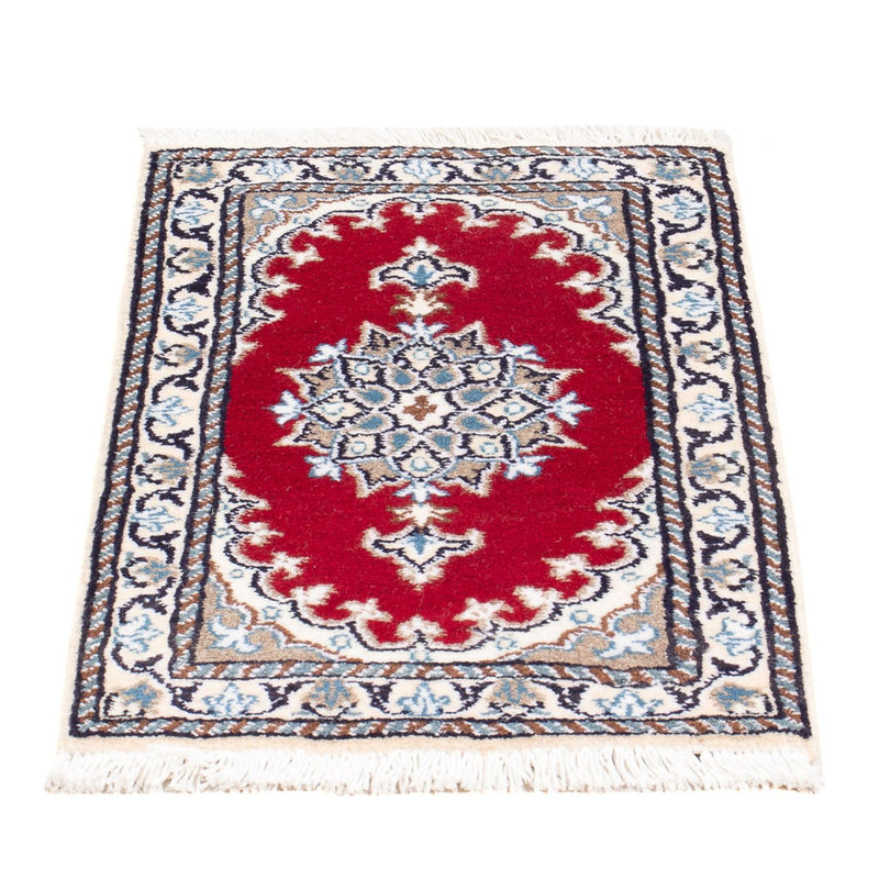 Tapis persan - Nain - Royal - 60 x 40 cm - rouge