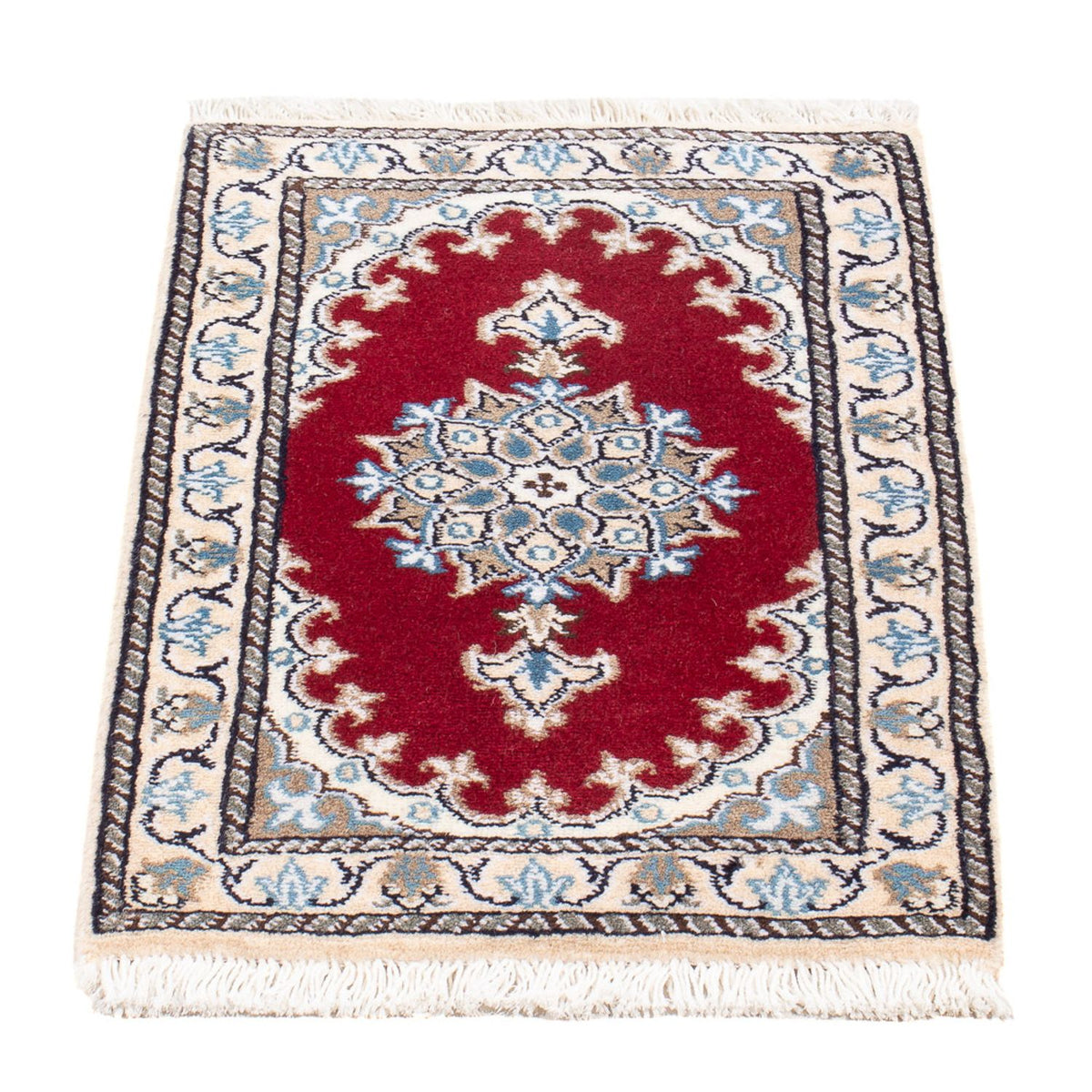Tapis persan - Nain - Royal - 60 x 40 cm - rouge